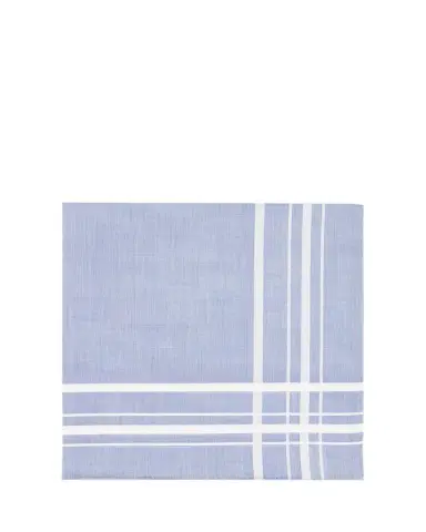 Simonnot Godard Men's Egyptian Cotton Check Pocket Square | Thumbnail 1