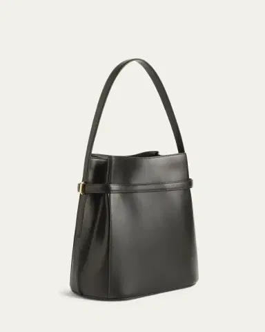 TOTEME Belted Napa Leather Bucket Bag | Thumbnail 4 TOTEME Belted Napa Leather Bucket Bag | Thumbnail 4