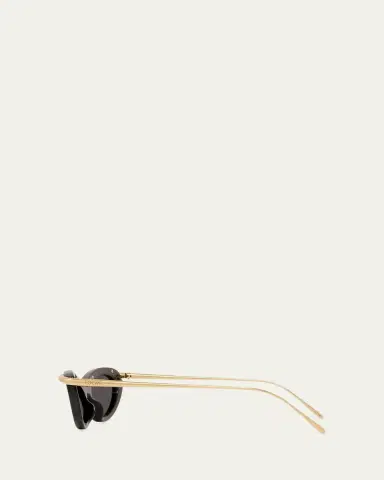 Loewe Signature Acetate & Metal Cat-Eye Sunglasses | Thumbnail 3 Loewe Signature Acetate & Metal Cat-Eye Sunglasses | Thumbnail 3