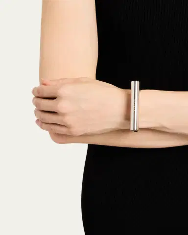Alexander McQueen Sculptural Logo Cuff Bracelet | Thumbnail 3