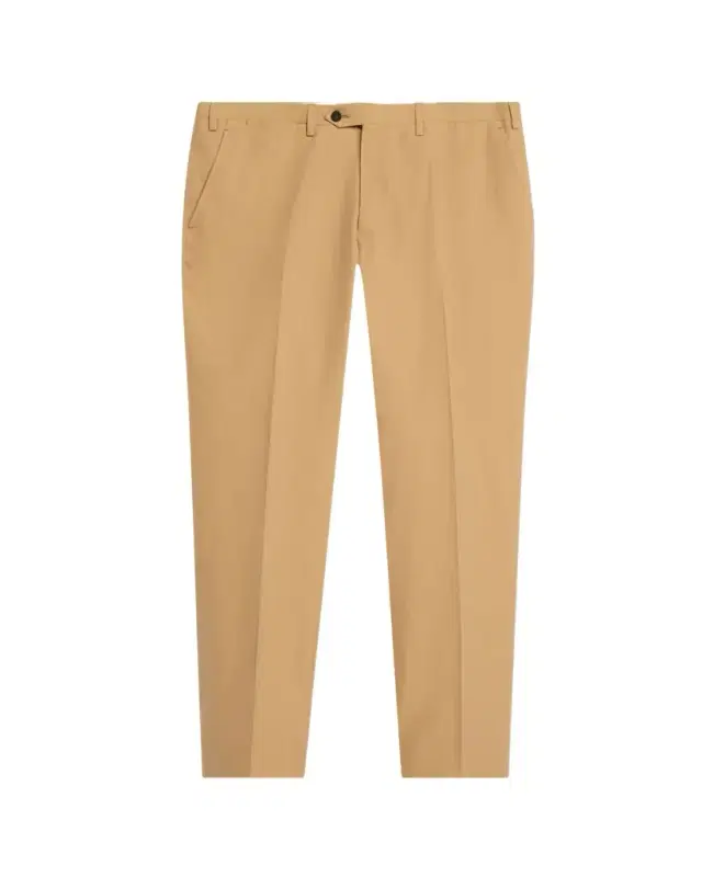 Men's Flat-Front Twill Pants