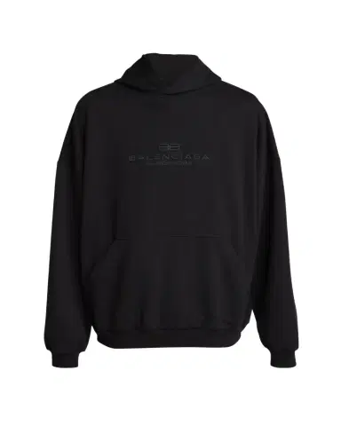 Balenciaga Men's Tonal Archetype Oversized Terry Hoodie | Thumbnail 1