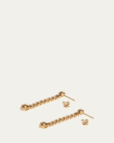 Kendall Row 14K Yellow Gold Lab Grown Diamond Dangle Earrings | Thumbnail 3