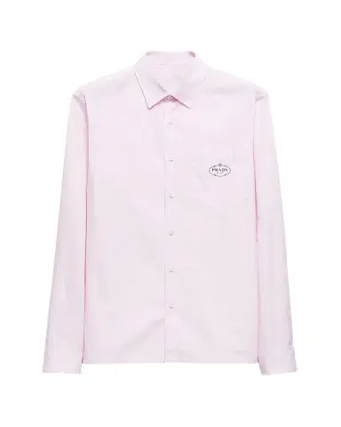 Prada Men's Oxford Dress Shirt | Thumbnail 1