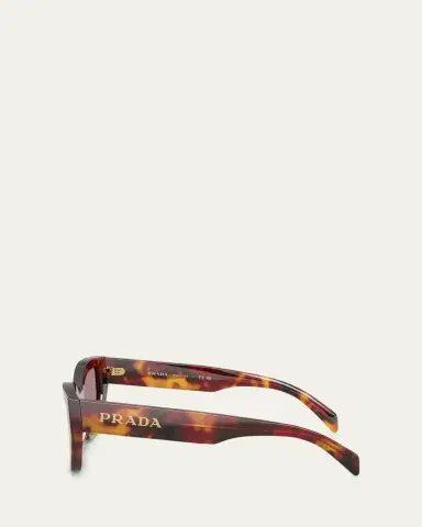 Prada Logo Acetate Butterfly Sunglasses | Thumbnail 3 Prada Logo Acetate Butterfly Sunglasses | Thumbnail 3