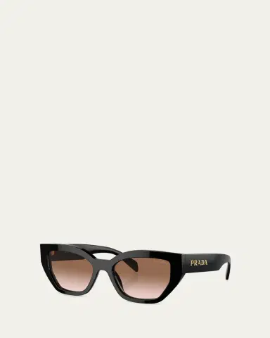 Prada Logo Acetate Butterfly Sunglasses | Thumbnail 2 Prada Logo Acetate Butterfly Sunglasses | Thumbnail 2