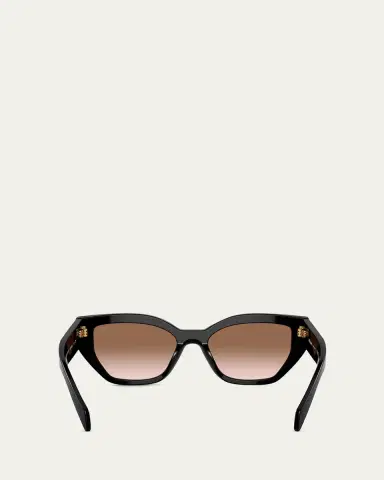Prada Logo Acetate Butterfly Sunglasses | Thumbnail 3 Prada Logo Acetate Butterfly Sunglasses | Thumbnail 3