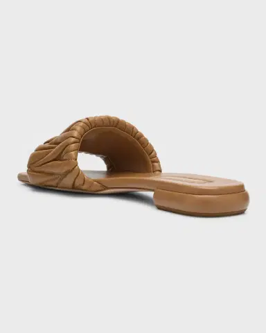 Miu Miu Quilted Leather Flat Slide Style | Thumbnail 2 Miu Miu Quilted Leather Flat Slide Style | Thumbnail 2