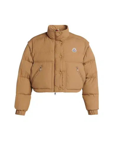 Moncler Selle Puffer Jacket with Zip-Off Sleeves | Thumbnail 1