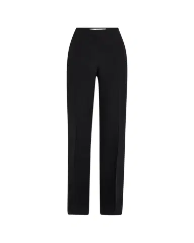 Lafayette 148 New York Saint Marks Straight Wool-Silk Pants | Thumbnail 1 Lafayette 148 New York Saint Marks Straight Wool-Silk Pants | Thumbnail 1