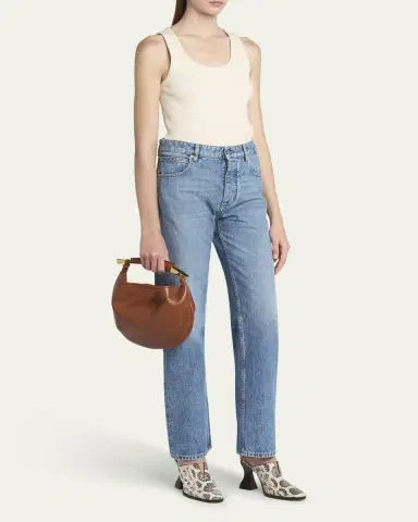 Bottega Veneta Small Sardine Leather Top-Handle Bag | Thumbnail 5