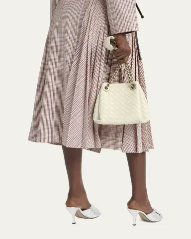 Bottega Veneta Small Parachute Leather Shoulder Bag | Thumbnail 2 Bottega Veneta Small Parachute Leather Shoulder Bag | Thumbnail 2