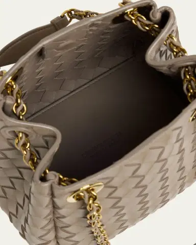 Bottega Veneta Small Parachute Leather Shoulder Bag | Thumbnail 8 Bottega Veneta Small Parachute Leather Shoulder Bag | Thumbnail 8