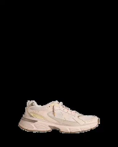 Golden Goose Lightstar Net Mixed Leather Runner Sneakers | Thumbnail 2 Golden Goose Lightstar Net Mixed Leather Runner Sneakers | Thumbnail 2