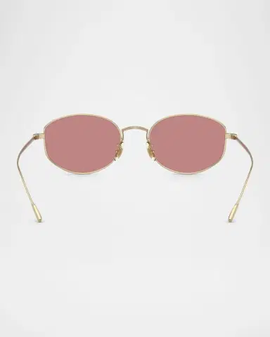 Oliver Peoples Titanium Oval Sunglasses | Thumbnail 3 Oliver Peoples Titanium Oval Sunglasses | Thumbnail 3