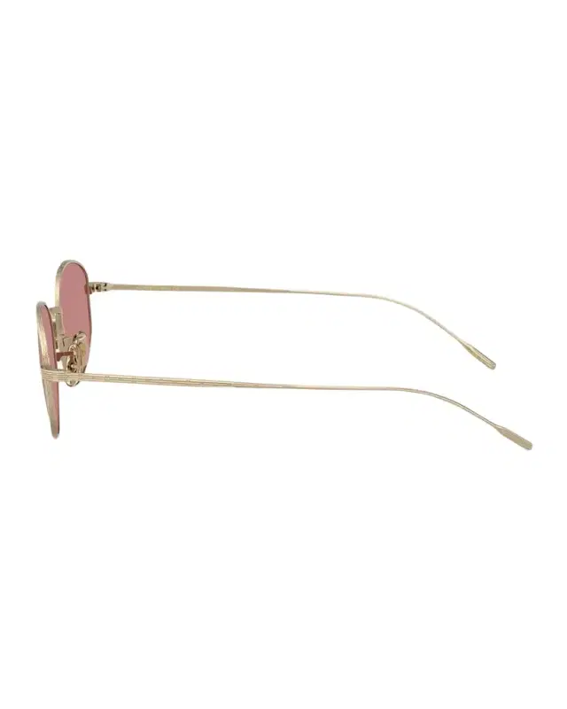 Titanium Oval Sunglasses
