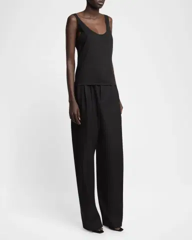 Saint Laurent Metallic Knit Sleeveless Tank Top | Thumbnail 3