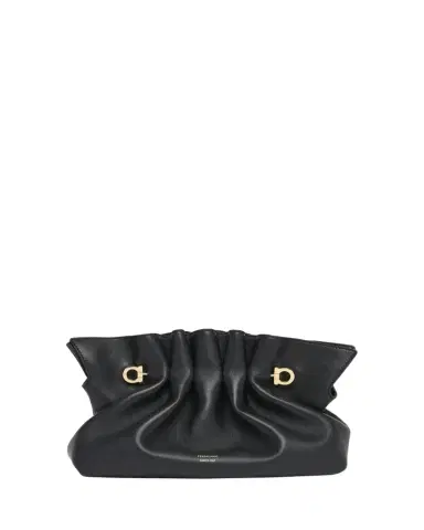 Ferragamo Small Gancio Piercing Shoulder Bag | Thumbnail 1 Ferragamo Small Gancio Piercing Shoulder Bag | Thumbnail 1