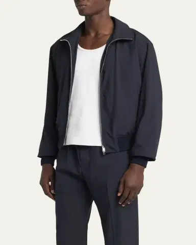 Bottega Veneta Men's Fine Wool-Blend Jacket | Thumbnail 8 Bottega Veneta Men's Fine Wool-Blend Jacket | Thumbnail 8