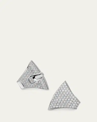 Savolinna Maxi Ergo 18K White Gold Diamond Pave Ear Cuff, Single | Thumbnail 3 Savolinna Maxi Ergo 18K White Gold Diamond Pave Ear Cuff, Single | Thumbnail 3