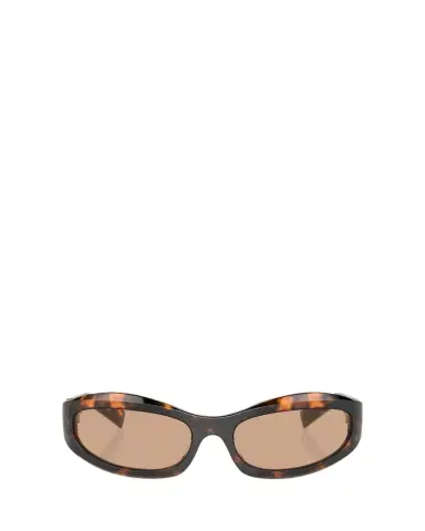 Miu Miu 14ZSF Logo Oval Acetate Sunglasses | Thumbnail 1