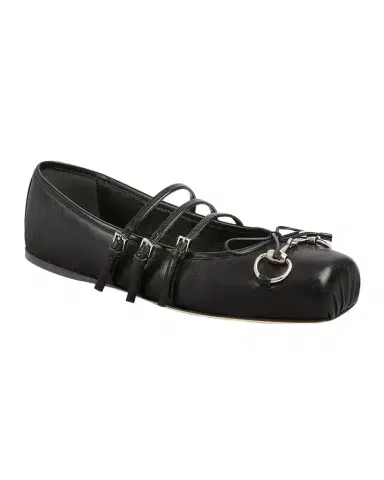 Gucci Horsebit 3-Strap Mary Jane Ballerina Flats | Thumbnail 1