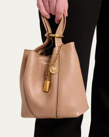 Chloé Spin Mini Tote Bag in Grained Calfskin | Thumbnail 20 Chloé Spin Mini Tote Bag in Grained Calfskin | Thumbnail 20