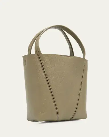 Chloé Spin Mini Tote Bag in Grained Calfskin | Thumbnail 25 Chloé Spin Mini Tote Bag in Grained Calfskin | Thumbnail 25