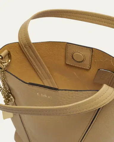 Chloé Spin Mini Tote Bag in Grained Calfskin | Thumbnail 54 Chloé Spin Mini Tote Bag in Grained Calfskin | Thumbnail 54