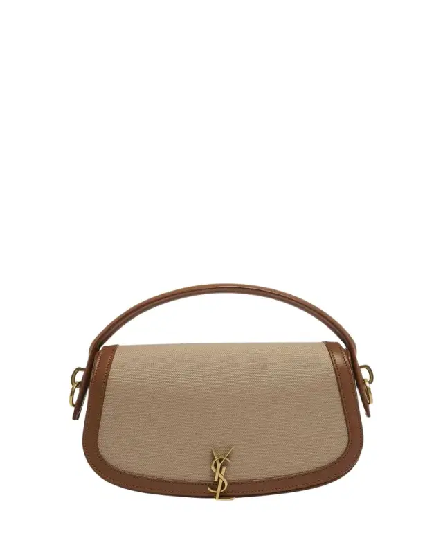 Voltaire YSL Shoulder Bag in Canvas and Leather