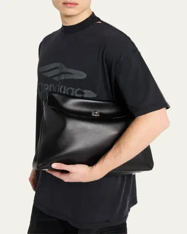 Balenciaga Men's Rodeo Leather Messenger Bag | Thumbnail 2 Balenciaga Men's Rodeo Leather Messenger Bag | Thumbnail 2