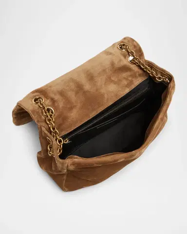 Saint Laurent Jamie 4.3 Medium Quilted Suede Shoulder Bag | Thumbnail 3 Saint Laurent Jamie 4.3 Medium Quilted Suede Shoulder Bag | Thumbnail 3
