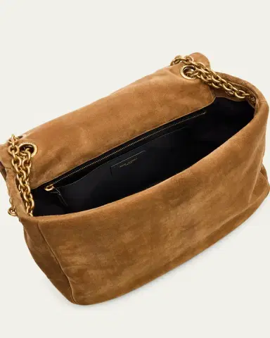 Saint Laurent Jamie 4.3 Medium Quilted Suede Shoulder Bag | Thumbnail 9 Saint Laurent Jamie 4.3 Medium Quilted Suede Shoulder Bag | Thumbnail 9