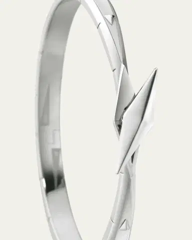 MONICA RICH KOSANN Points North Sterling Silver Cuff, Medium | Thumbnail 2 MONICA RICH KOSANN Points North Sterling Silver Cuff, Medium | Thumbnail 2