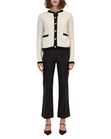 SIMKHAI Michelle Pintuck Cropped Pants | Thumbnail 1 SIMKHAI Michelle Pintuck Cropped Pants | Thumbnail 1