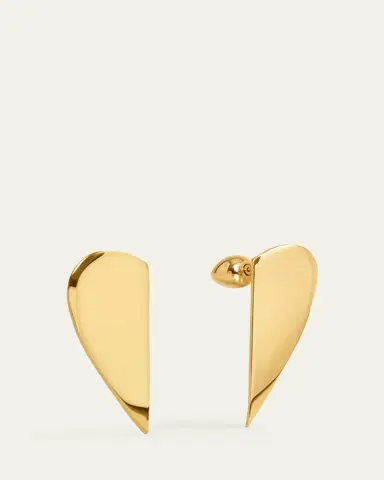 Alaïa Half Heart-Shaped Earrings | Thumbnail 3