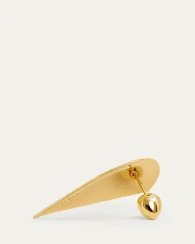 Alaïa Half Heart-Shaped Earrings | Thumbnail 4