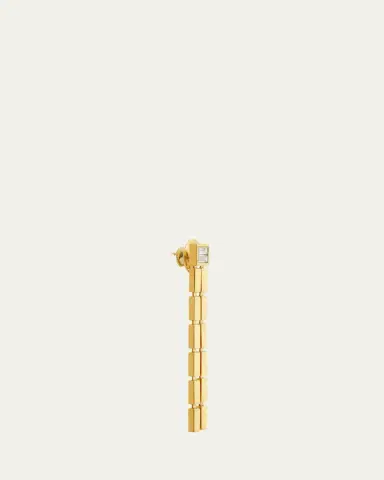 Ileana Makri 18K Yellow Gold Double Waterfall Earrings with Baguette Diamonds | Thumbnail 3 Ileana Makri 18K Yellow Gold Double Waterfall Earrings with Baguette Diamonds | Thumbnail 3