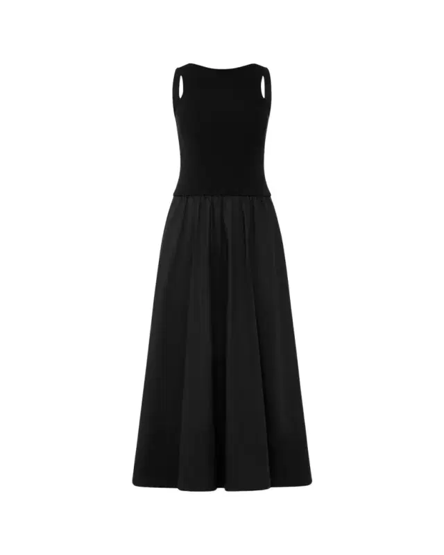 Bateau Cut-Out Dress