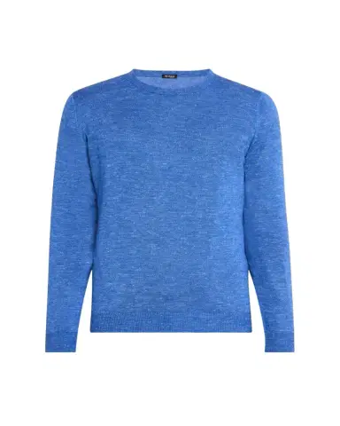 Kiton Men's Cashmere and Linen Crewneck Sweater | Thumbnail 1