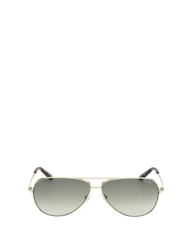 Pucci Metal Aviator Sunglasses