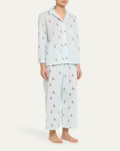 Pour Les Femmes Long Sleeve Pajama Set | Thumbnail 15 Pour Les Femmes Long Sleeve Pajama Set | Thumbnail 15