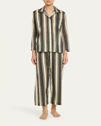 Pour Les Femmes Long Sleeve Pajama Set | Thumbnail 7 Pour Les Femmes Long Sleeve Pajama Set | Thumbnail 7