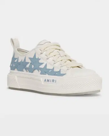 Amiri Stars Low-Top Leather Sneakers | Thumbnail 3