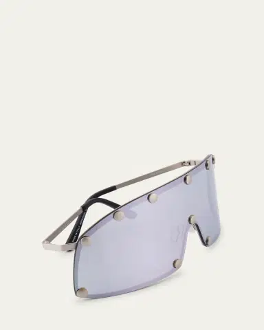 Rick Owens Men's Steel Shield Sunglasses | Thumbnail 4