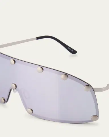 Rick Owens Men's Steel Shield Sunglasses | Thumbnail 5