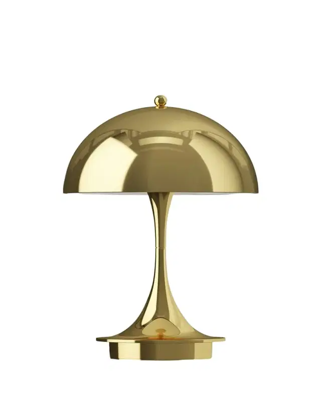 Louis Poulsen Panthella Portable Metal Table Lamp, 10"