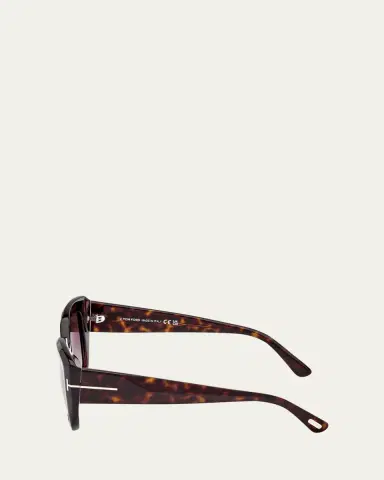 TOM FORD Saltzman Acetate Butterfly Sunglasses | Thumbnail 3