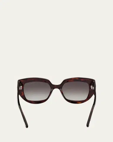 TOM FORD Saltzman Acetate Butterfly Sunglasses | Thumbnail 5