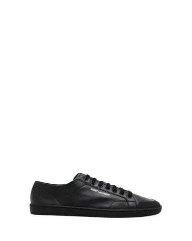 Saint Laurent Men's Gym Leather Low-Top Sneakers | Thumbnail 1 Saint Laurent Men's Gym Leather Low-Top Sneakers | Thumbnail 1
